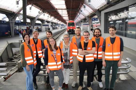 Teamfoto Bahnhofhilfe Zürich